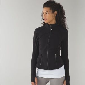 Lululemon Define Jacket - black with rare peplum detail